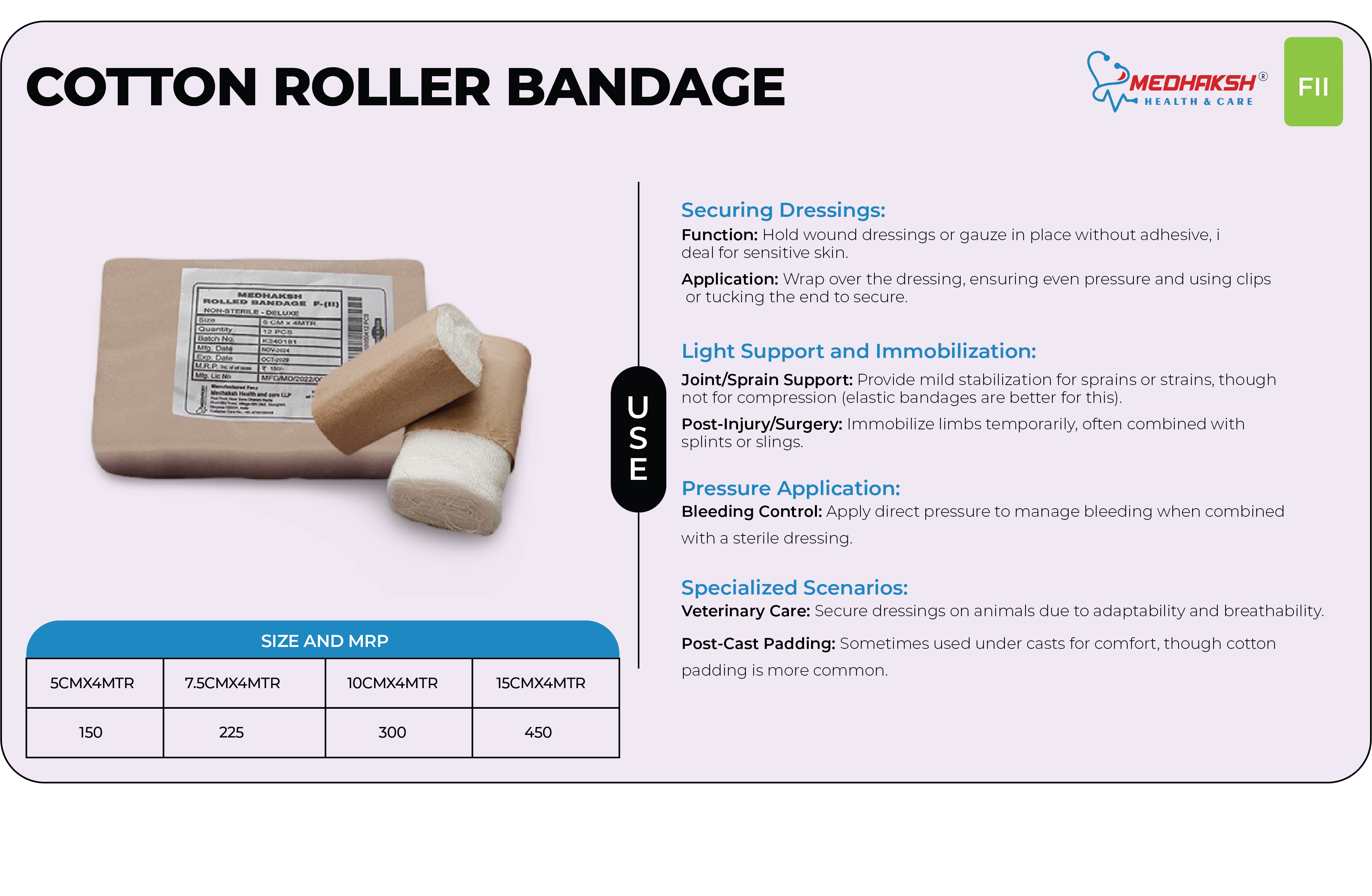 Cotton Roller Bandage